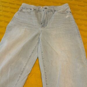 Madewell faded jeans